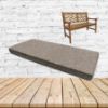 Undercurrent Sand Sunbrella Fabric Patio Bench Cushion