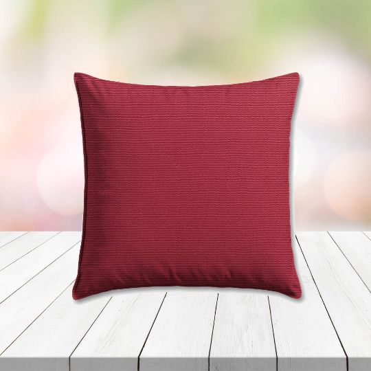 Sunbrella Canvas Burgundy Outdoor Pillow, outdoor pillow, outdoor throw pillows, outdoor toss pillows, custom made to order in unlimited sizes. Order new patio furniture pillows today.