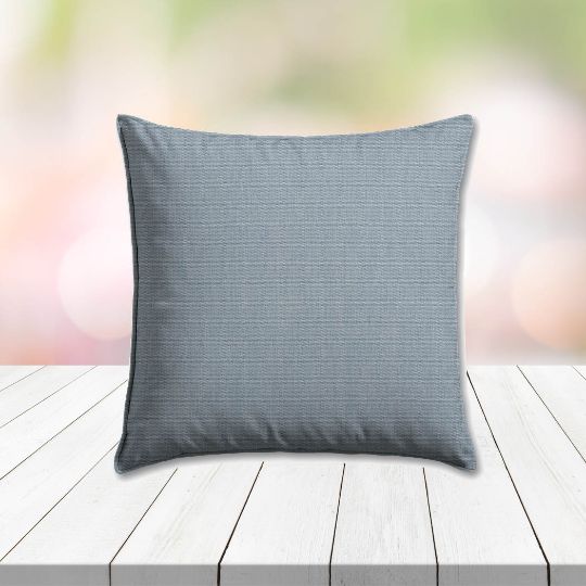 Sunbrella Canvas Haze Outdoor Pillow, outdoor pillow, outdoor throw pillows, outdoor toss pillows, custom made to order in unlimited sizes. Order new patio furniture pillows today.