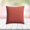 Sunbrella Canvas Henna Outdoor Pillow, outdoor pillow, outdoor throw pillows, outdoor toss pillows, custom made to order in unlimited sizes. Order new patio furniture pillows today.