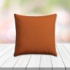 Sunbrella Canvas Rust Outdoor Pillow, outdoor pillow, outdoor throw pillows, outdoor toss pillows, custom made to order in unlimited sizes. Order new patio furniture pillows today.