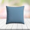 Sunbrella Canvas Sapphire Blue Outdoor Pillow, outdoor pillow, outdoor throw pillows, outdoor toss pillows, custom made to order in unlimited sizes. Order new patio furniture pillows today.