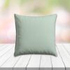 Sunbrella Canvas Spa Outdoor Pillow, outdoor pillow, outdoor throw pillows, outdoor toss pillows, custom made to order in unlimited sizes. Order new patio furniture pillows today.