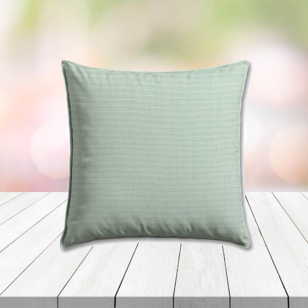 Sunbrella Canvas Spa Outdoor Pillow, outdoor pillow, outdoor throw pillows, outdoor toss pillows, custom made to order in unlimited sizes. Order new patio furniture pillows today.