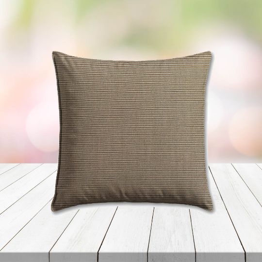 Sunbrella Canvas Taupe Outdoor Pillow, outdoor pillow, outdoor throw pillows, outdoor toss pillows, custom made to order in unlimited sizes. Order new patio furniture pillows today.