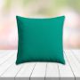 Sunbrella Canvas Teal Outdoor Pillow, outdoor pillow, outdoor throw pillows, outdoor toss pillows, custom made to order in unlimited sizes. Order new patio furniture pillows today.