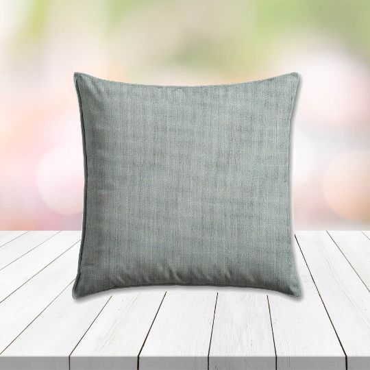 Sunbrella Cast Mist Outdoor Pillow, outdoor pillow, outdoor throw pillows, outdoor toss pillows, custom made to order in unlimited sizes. Order new patio furniture pillows today.