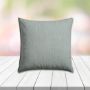 Sunbrella Cast Mist Outdoor Pillow, outdoor pillow, outdoor throw pillows, outdoor toss pillows, custom made to order in unlimited sizes. Order new patio furniture pillows today.