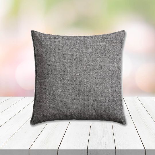 Sunbrella Cast Slate Outdoor Pillow, outdoor pillow, outdoor throw pillows, outdoor toss pillows, custom made to order in unlimited sizes. Order new patio furniture pillows today.