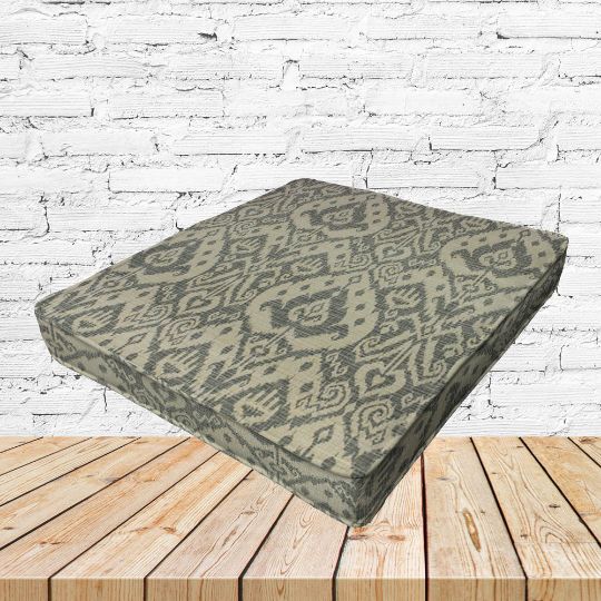 Richloom Solarium Ashmore Pebble Boxed Patio Dining Chair Seat Cushions – Custom Outdoor Comfort