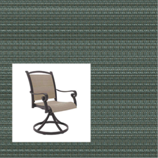 2-Piece Patio Chair Replacement Slings – Phifer Satin Glassblock | Custom Outdoor Sling