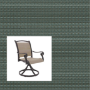 2-Piece Patio Chair Replacement Slings – Phifer Satin Glassblock | Custom Outdoor Sling