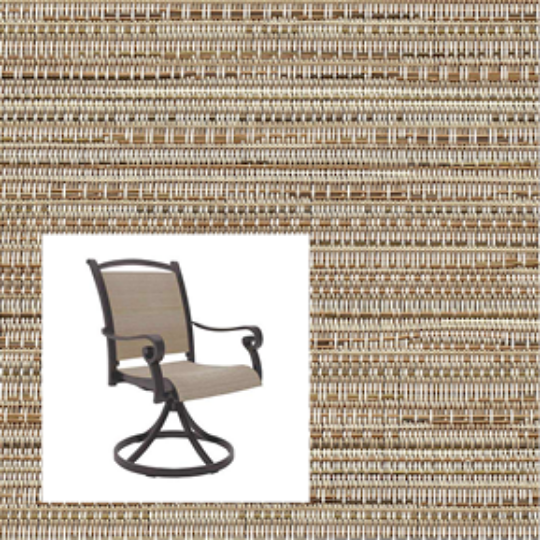 2-Piece Patio Chair Replacement Slings – Phifer Fusion Maple | Custom Outdoor Sling