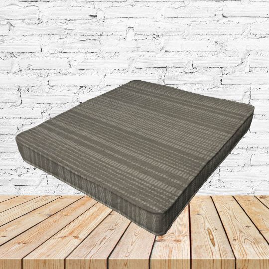 Richloom Solarium Boardwalk Driftwood Boxed Patio Dining Chair Seat Cushions – Custom Outdoor Comfort
