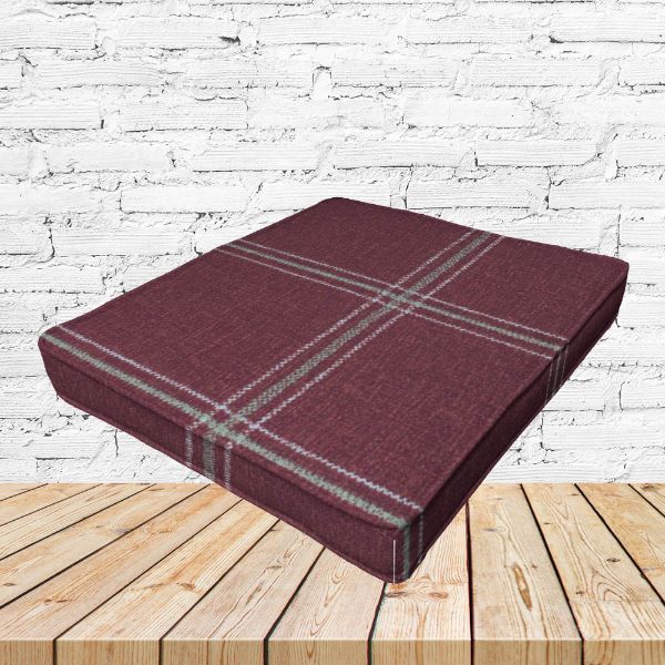 Richloom Solarium Branden Berry Boxed Patio Dining Chair Seat Cushions – Custom Outdoor Comfort