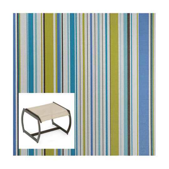 Phifer Coastline Peacock Ottoman or Chair Bottom Replacement Sling Fabric