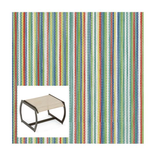 Phifer Coco Confetti Ottoman or Chair Bottom Replacement Sling Fabric