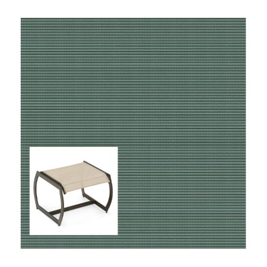 Phifer Dupioni Sea Mist Ottoman or Chair Bottom Replacement Sling Fabric