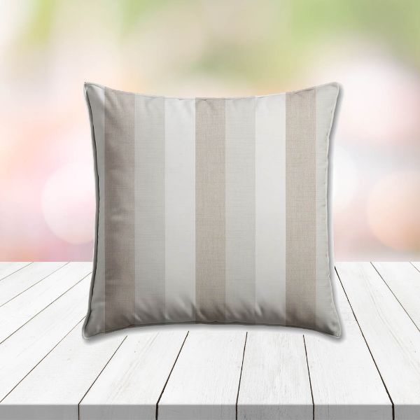 Sunbrella Direction Linen Outdoor Pillow, outdoor pillow, outdoor throw pillows, outdoor toss pillows, custom made to order in unlimited sizes. Order new patio furniture pillows today.
