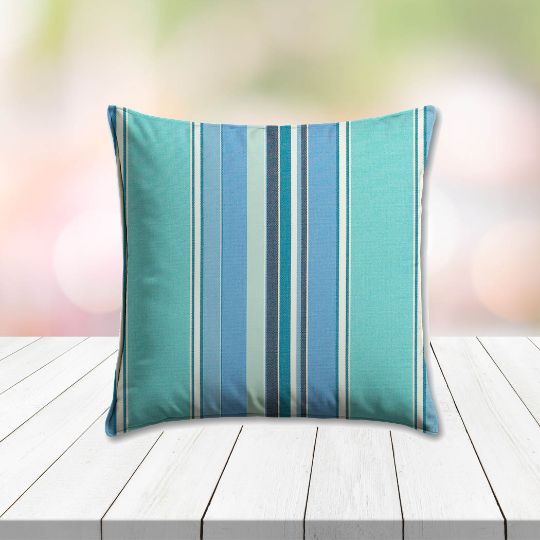 Sunbrella Dolce Oasis Outdoor Pillow, outdoor pillow, outdoor throw pillows, outdoor toss pillows, custom made to order in unlimited sizes. Order new patio furniture pillows today.