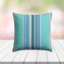 Sunbrella Dolce Oasis Outdoor Pillow, outdoor pillow, outdoor throw pillows, outdoor toss pillows, custom made to order in unlimited sizes. Order new patio furniture pillows today.