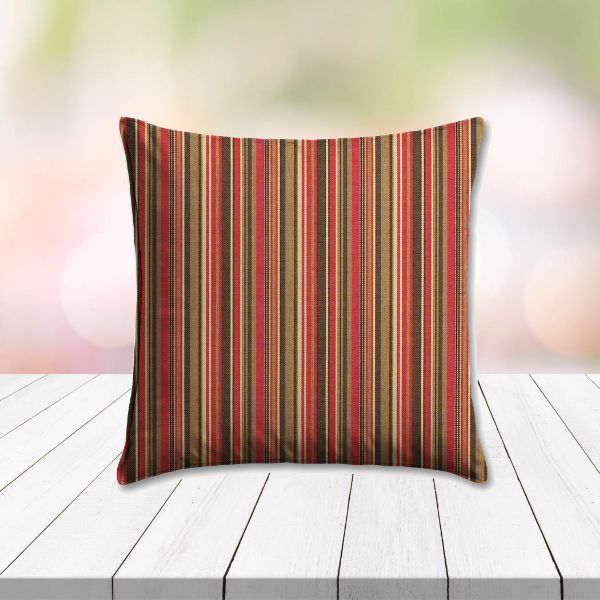 Sunbrella Dorsett Cherry Outdoor Pillow, outdoor pillow, outdoor throw pillows, outdoor toss pillows, custom made to order in unlimited sizes. Order new patio furniture pillows today.