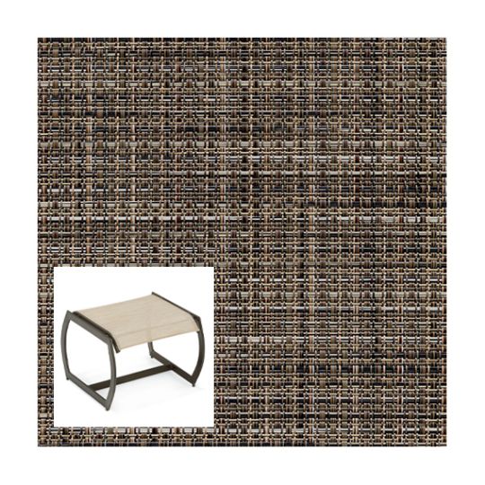 Phifer Gannon Mocha Ottoman or Chair Bottom Replacement Sling Fabric