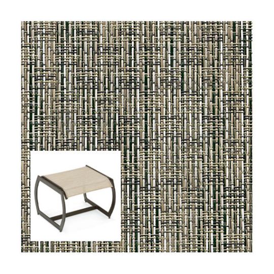 Phifer Grasscloth  Bronze Ottoman or Chair Bottom Replacement Sling Fabric