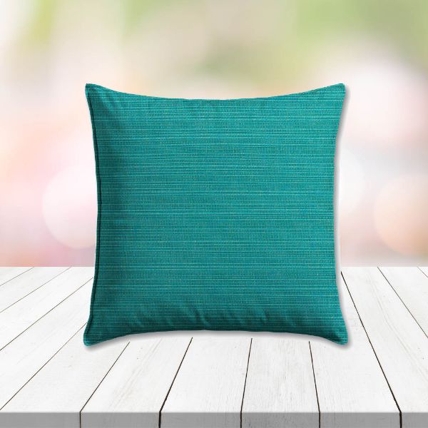 Sunbrella Dupione Deep Sea Outdoor Pillow, outdoor pillow, outdoor throw pillows, outdoor toss pillows, custom made to order in unlimited sizes. Order new patio furniture pillows today.