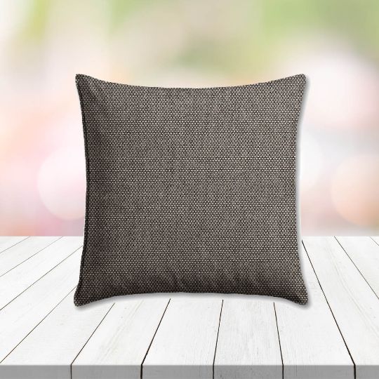 Sunbrella Blend Coal Outdoor Pillow | Custom Patio Pillows in Sunbrella Fabrics