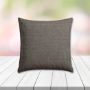 Sunbrella Blend Coal Outdoor Pillow | Custom Patio Pillows in Sunbrella Fabrics