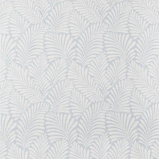 Sunbrella Frond Sky Fabric Sample | Outdoor Cushion Fabric Swatch