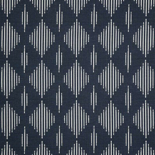 Sunbrella Spinner Diamond Midnight Fabric Sample | Outdoor Cushion Fabric Swatch