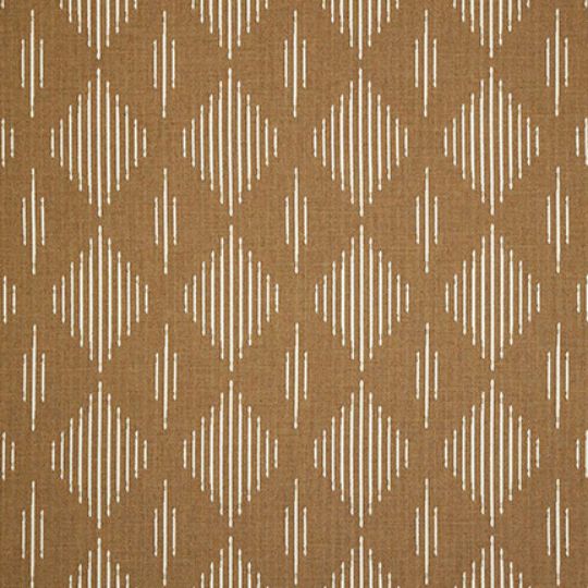 Sunbrella Spinner Diamond Teak Fabric Sample | Outdoor Cushion Fabric Swatch