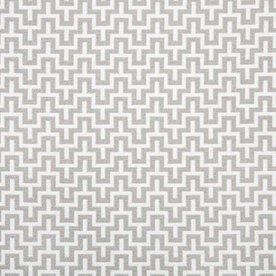 Sunbrella Underline Dove Fabric Sample | Outdoor Cushion Fabric Swatch