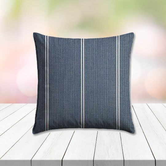 Sunbrella Equal Ink Outdoor Pillow, outdoor pillow, outdoor throw pillows, outdoor toss pillows, custom made to order in unlimited sizes. Order new patio furniture pillows today.