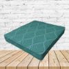 Richloom Solarium Fenbrook Teal Boxed Patio Dining Chair Seat Cushions – Custom Outdoor Comfort