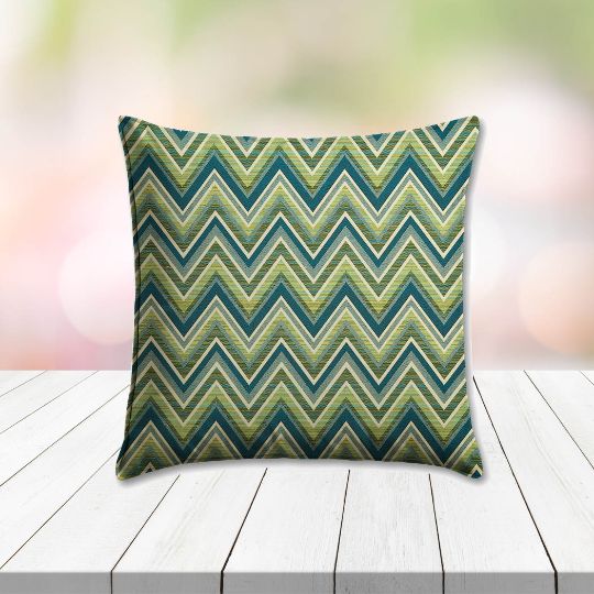 Sunbrella Fischer Lagoon Outdoor Pillow, outdoor pillow, outdoor throw pillows, outdoor toss pillows, custom made to order in unlimited sizes. Order new patio furniture pillows today.