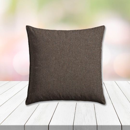 Sunbrella Heritage Sable Outdoor Pillow, outdoor pillow, outdoor throw pillows, outdoor toss pillows, custom made to order in unlimited sizes. Order new patio furniture pillows today.
