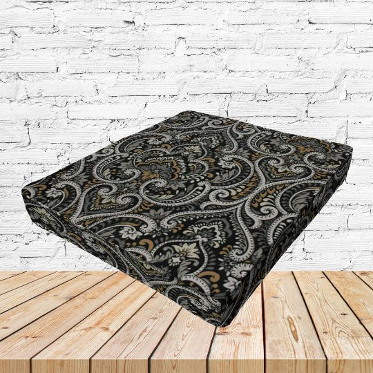Richloom Solarium Parkview Noir Boxed Patio Dining Chair Seat Cushions – Custom Outdoor ComfortRichloom Solarium Parkview Noir Boxed Patio Dining Chair Seat Cushions – Custom Outdoor Comfort
