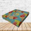 Richloom Solarium Partytime Aqua Boxed Patio Dining Chair Seat Cushions – Custom Outdoor Comfort