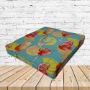 Richloom Solarium Partytime Aqua Boxed Patio Dining Chair Seat Cushions – Custom Outdoor Comfort