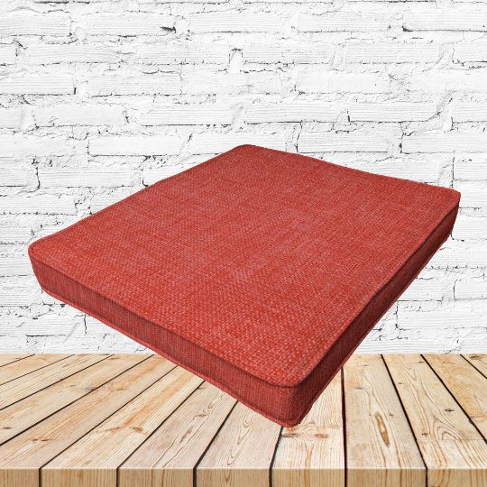 Richloom Solarium Rave Geranium Boxed Patio Dining Chair Seat Cushions – Custom Outdoor Comfort