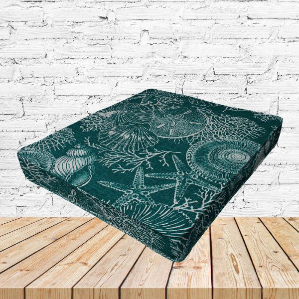 Richloom Solarium Saltwater Atlantic Boxed Patio Dining Chair Seat Cushions – Custom Outdoor Comfort