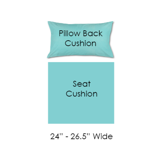 Picture of 03 - Sectional Pillow Back Boxed Seat up to 26.5" Wide