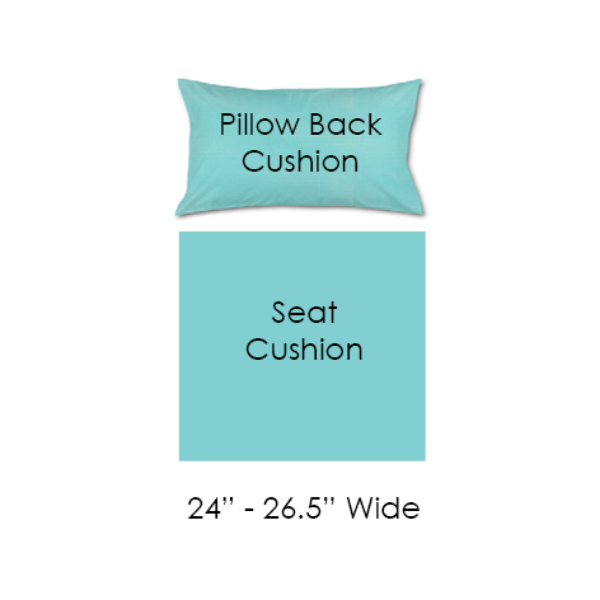 Picture of 03 - Sectional Pillow Back Boxed Seat up to 26.5" Wide
