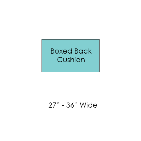 Picture of 08 - Boxed Back Only 27" to 36" Wide