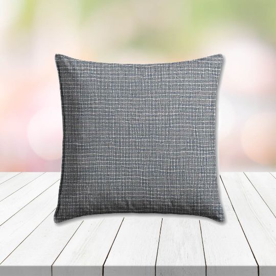 Sunbrella Cassava Slate Outdoor Pillow, outdoor pillow, outdoor throw pillows, outdoor toss pillows, custom made to order in unlimited sizes. Order new patio furniture pillows today.