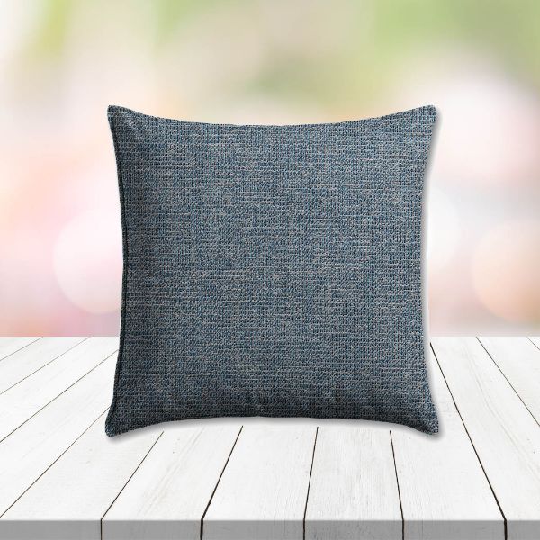 Sunbrella Kismet Denim Outdoor Pillow, outdoor pillow, outdoor throw pillows, outdoor toss pillows, custom made to order in unlimited sizes. Order new patio furniture pillows today.