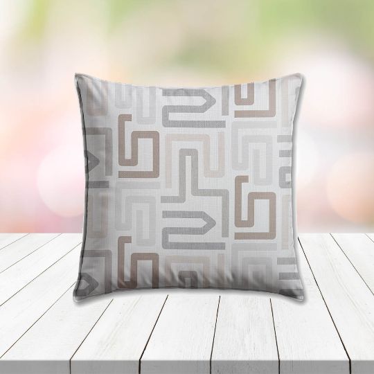 Sunbrella Labyrinth Cloud Outdoor Pillow, outdoor pillow, outdoor throw pillows, outdoor toss pillows, custom made to order in unlimited sizes. Order new patio furniture pillows today.
